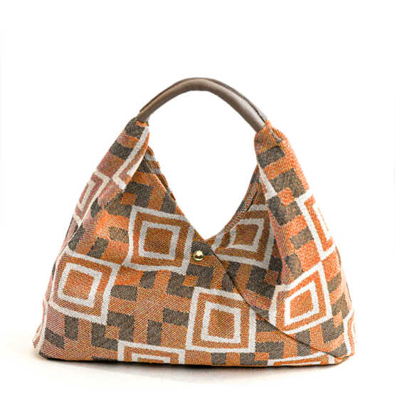 FANTASY SAC - Sacca in tessuto stampato arancio