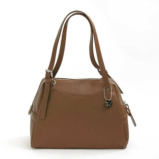 AMY - Borsa bauletto in pelle cuoio
