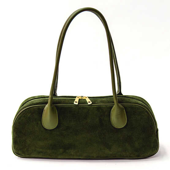 BIM - Bauletto in camoscio verdone